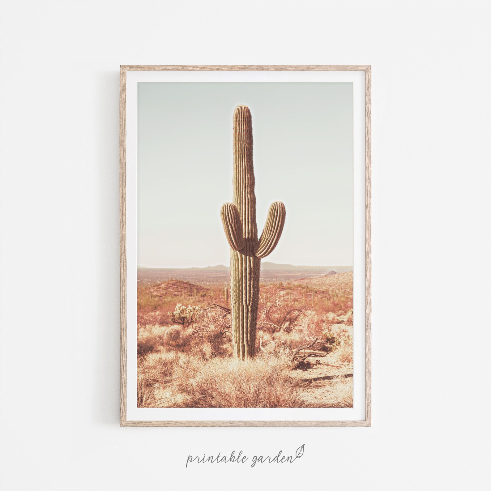 Desert Wall Art Desert Printable Wall Gallery Arizona Desert | Etsy