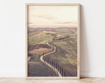 Italy Print, Tuscany Print, Italian Hills Photo Wall Art, Italian Decor, Florence Wall Art, Travel Poster, Digital Download - IT106B