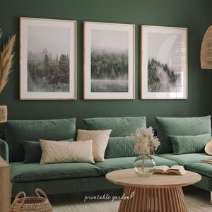 Living Room Wall Art, Mountain Landscape Set of 3 Prints, Landscape Wall Art, Printable Wall Art, Mountains Prints, DIGITAL DOWNLOAD - MF138
