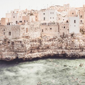 Cliffside Village Print: Italian Coastal Wall Art, Digital Download | MD127 image 3