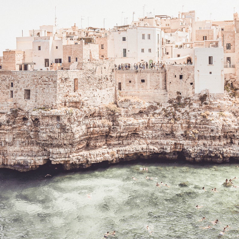 Cliffside Village Print: Italian Coastal Wall Art, Digital Download | MD127 image 3