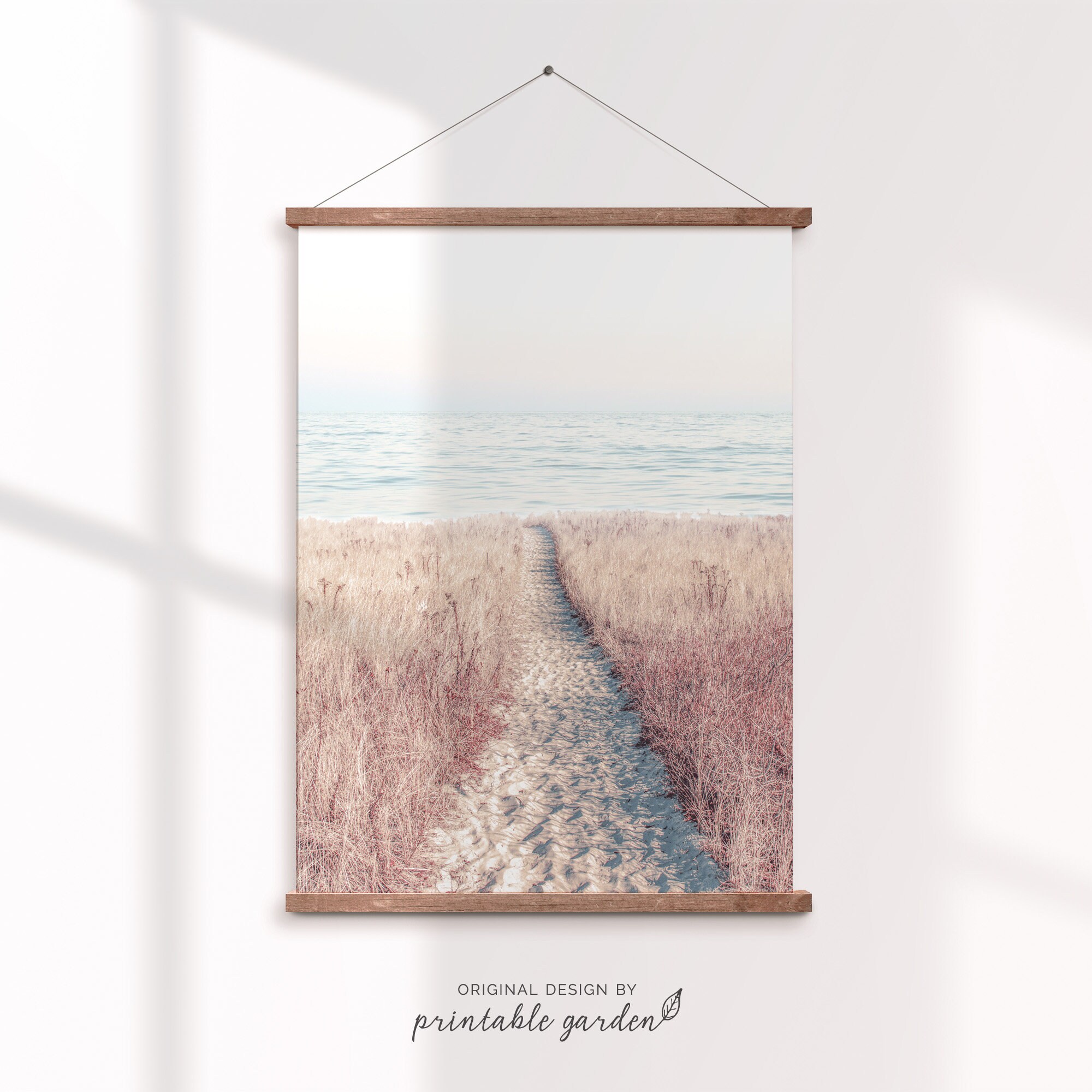 Beach Print Ocean Wall Art Sea Lovers Gift Beach Printable Etsy