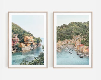 Italy Set of 2 Prints, Italy Wall Art, Italy Portofino Print, Italy Poster, Italy Lovers Gift, Italy Home Decor, INSTANT DOWNLOAD - IT218D