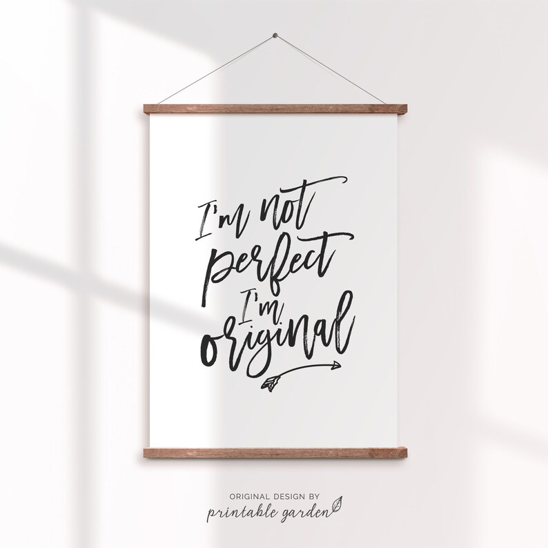 Printable Gift for Her I'm Original Print Inspirational Etsy