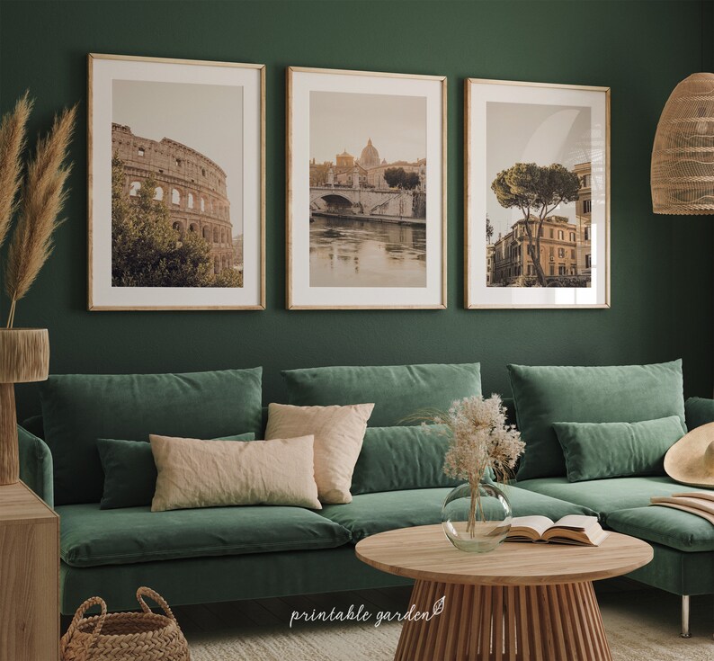 Rome Wall Art, Italy Wall Art, Rome Print, Rome Digital Art, Rome Poster, Neutral Tones Wall Decor, Italy Lovers Gift Idea, INSTANT DOWNLOAD, Rome Landscape, Neutral Italy Wall Art, Guest Room Prints, Living Room Wall Art, Italy Art Photo Print