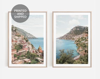 Positano-Amalfi Coast Print Set: Italy Photo Wall Art, Printed & Shipped | M-IT155D