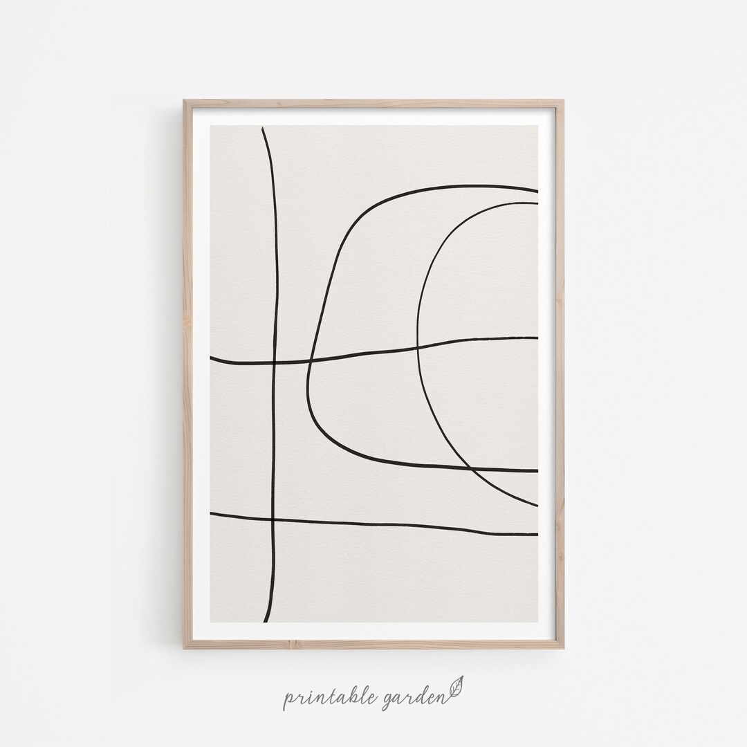 Neutral Abstract Wall Art Minimalist Abstract Print Modern - Etsy