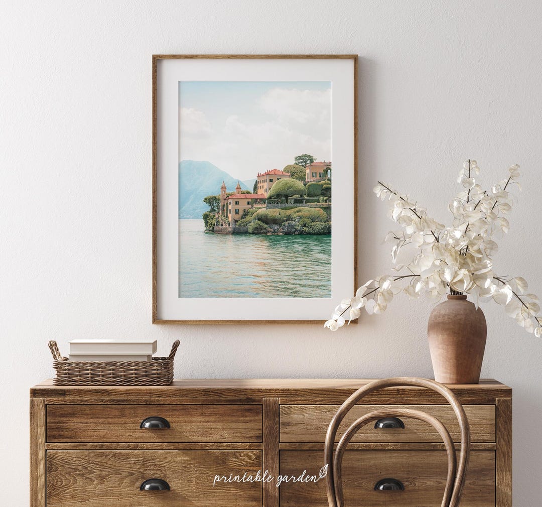 Lake Como Print, Italy Wall Art, Italy Print, Italian Landscape Art ...