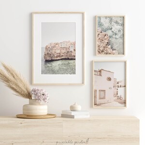 Italy Print | Puglia South Italy, Italy Printable Wall Art, Mediterranean Wall Art, Pastel Tones Travel Wall Art