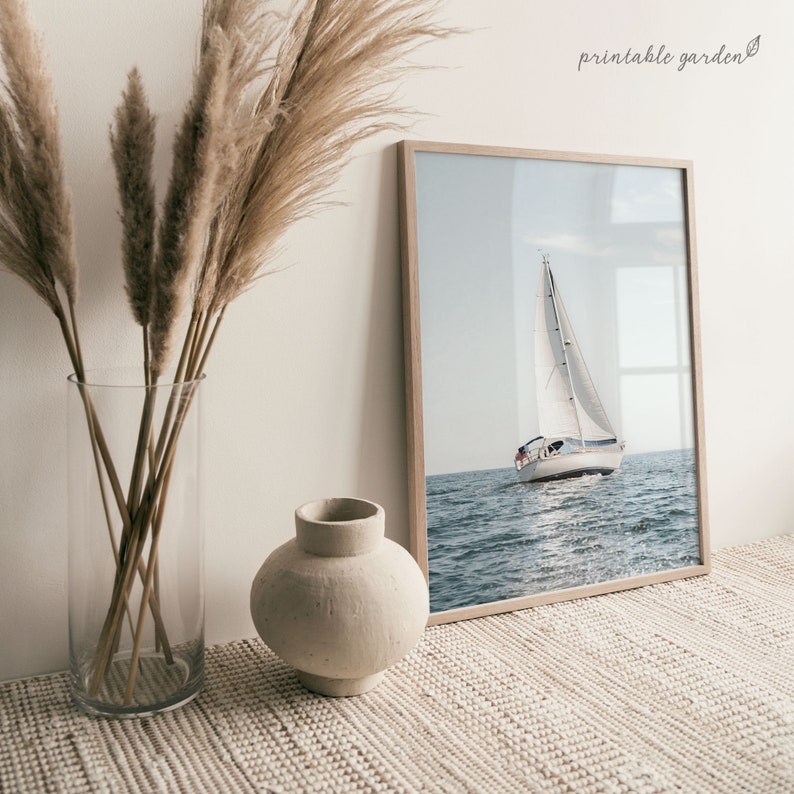 Nautical Set of 3 Prints, Sailboat Prints, Sailboat Photography, Summer Wall Art, Beach House Wall Art, Sailing Gift, DIGITAL PRINT