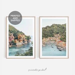 Italien Druck, Italien Wandbild, Italien Portofino Druck, Italien Poster, Italien Liebhaber Geschenk, Wohnzimmer Wandkunst, GEDRUCKT und VERSENDET