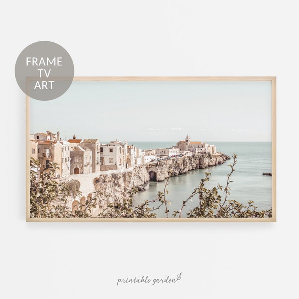 Frame Art TV, Italian Landscape TV Art, Mediterranean Art, Southern Italy Digital Download for Frame Tv, Travel Art for Tv