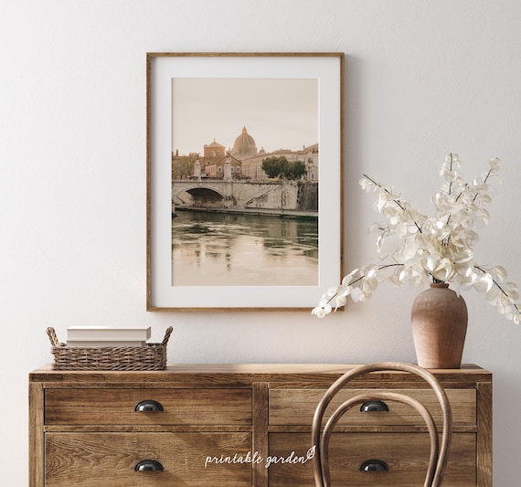 Rome Wall Art Print: Italian Cityscape Poster, Neutral Décor Travel Art | IT162