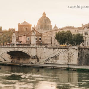 Rome Wall Art Print: Italian Cityscape Poster, Neutral Décor Travel Art | IT162 image 5
