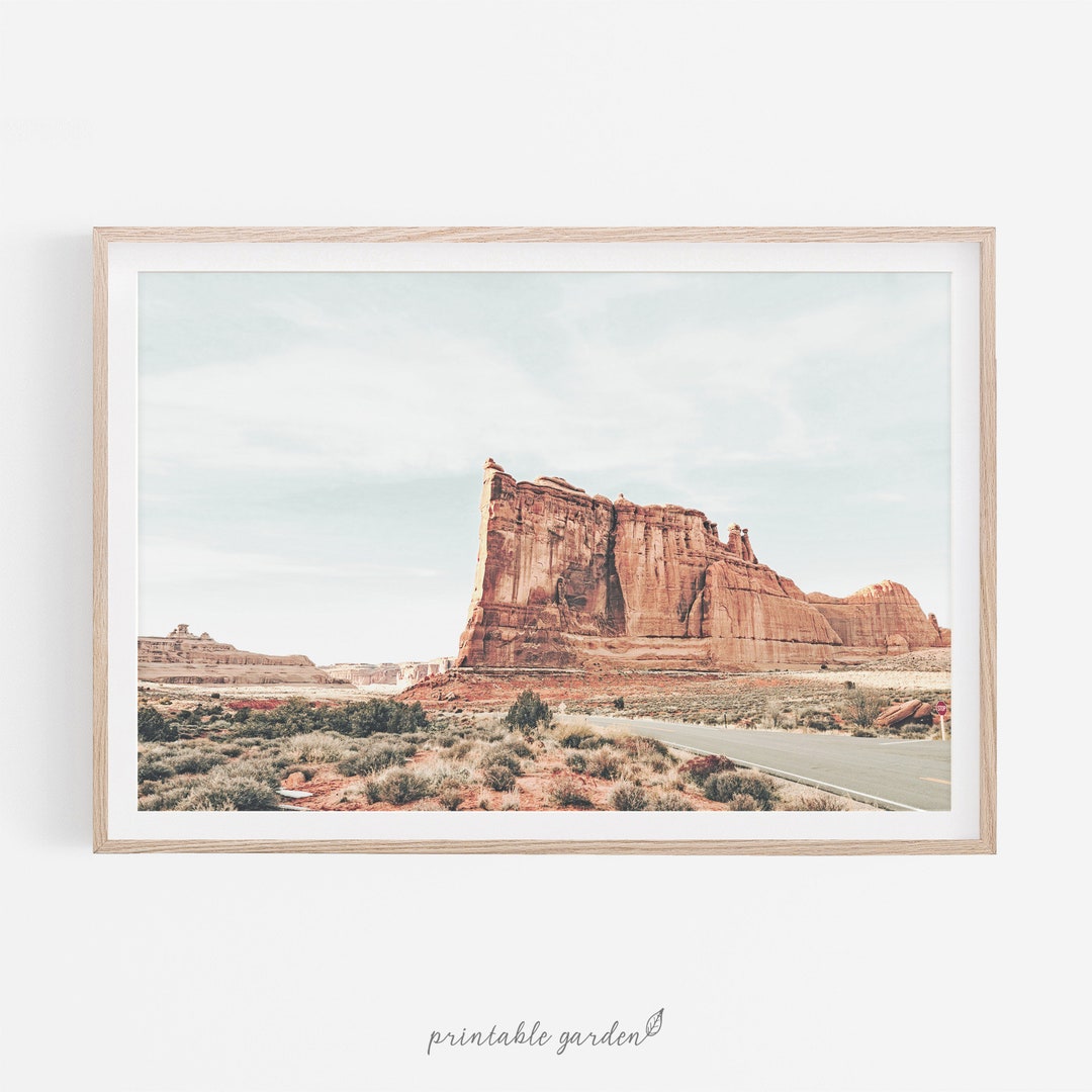 Desert Print Desert Printable Wall Art Desert Landscape - Etsy