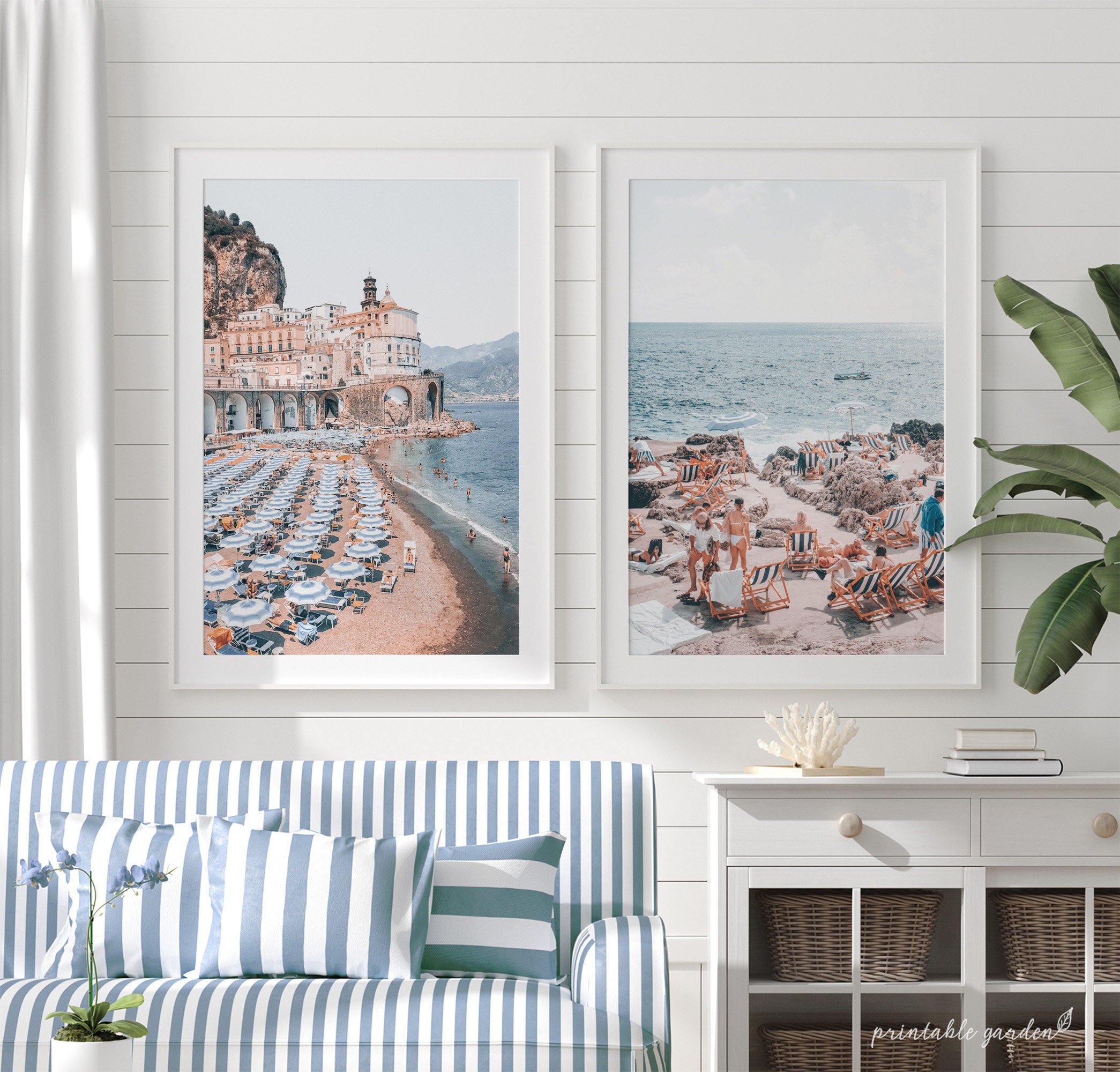 Amalfi Coast Print Set Amalfi Coast Printable Wall Art | Etsy