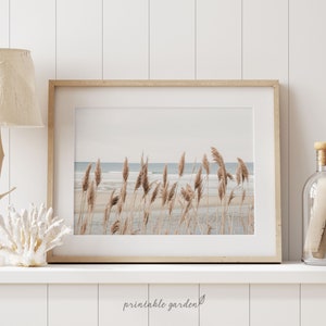Beach House Wall Decor, Coastal Wall Art, Summer Wall Art, Beach Landscape Print, Beach Wall Art, Beach Print, DIGITAL DOWNLOAD - M096