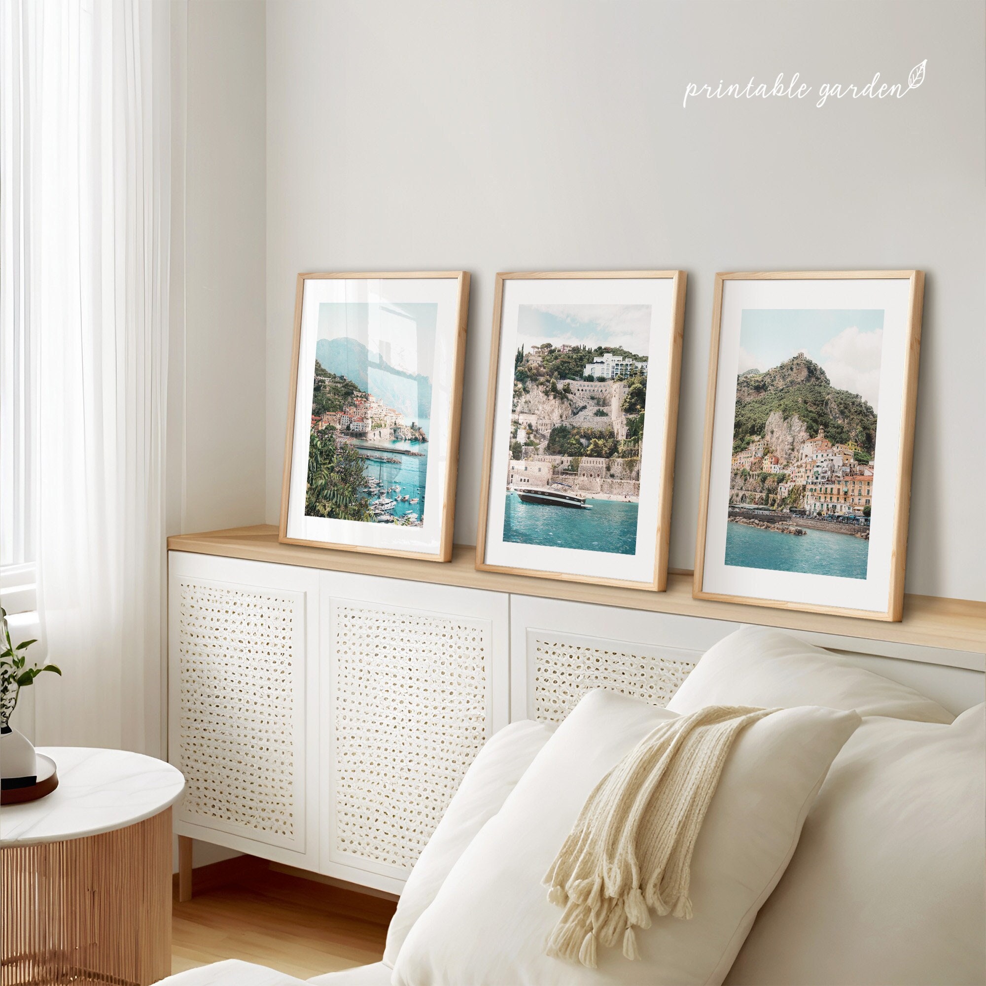 Amalfi Coast Italy Print Set: Mediterranean Coastal Photography (Instant Download) IT241T