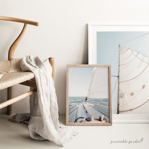 Nautical Set of 3 Prints, Sailboat Prints, Sailboat Photography, Summer Wall Art, Beach House Wall Art, Sailing Gift, DIGITAL PRINT