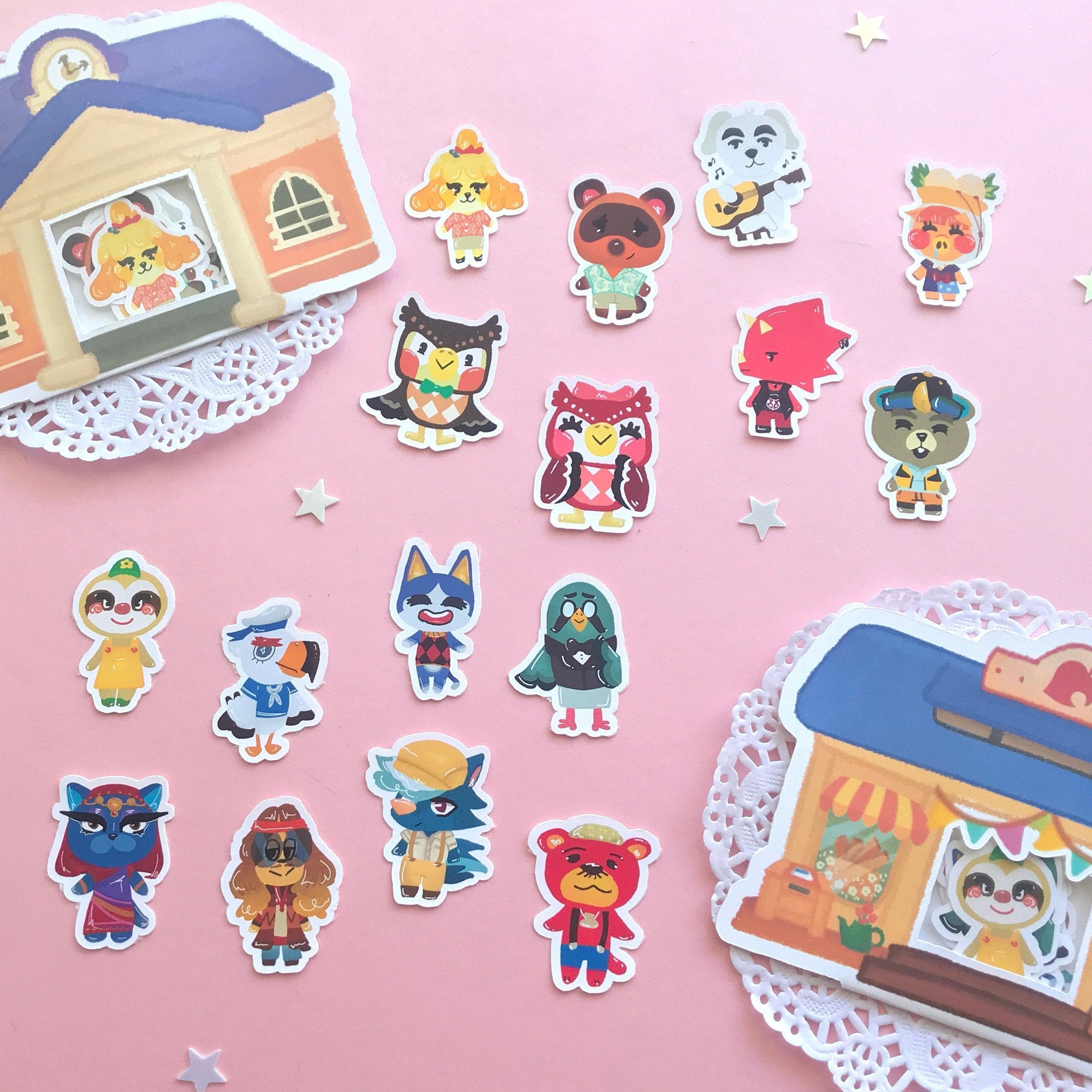 Animal Crossing New Horizons Stickers 8 Matte Stickers in Etsy Ireland