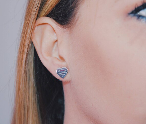 tiffany and co heart earrings