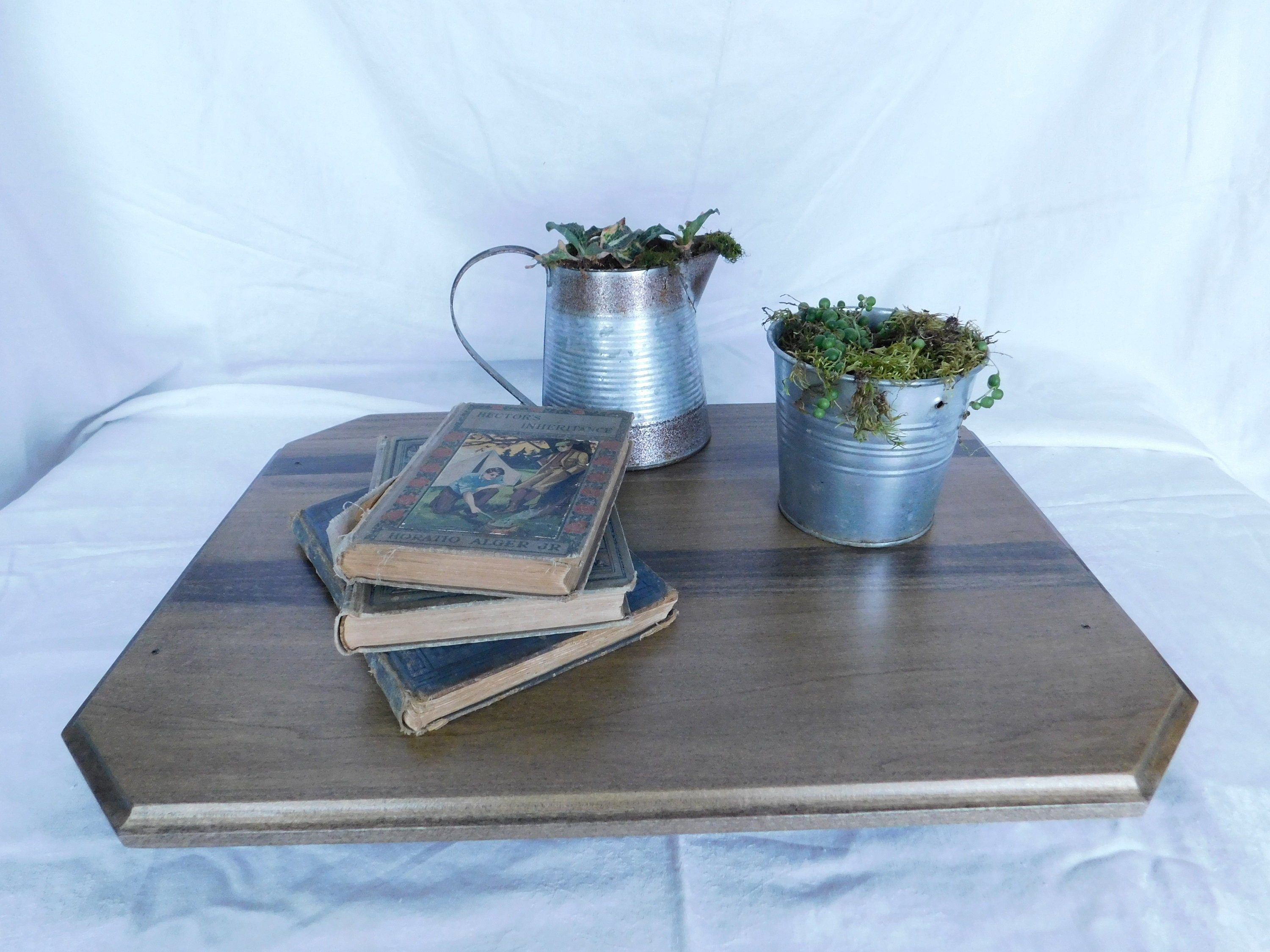Flat Serving Tray Table Centerpiece Etsy