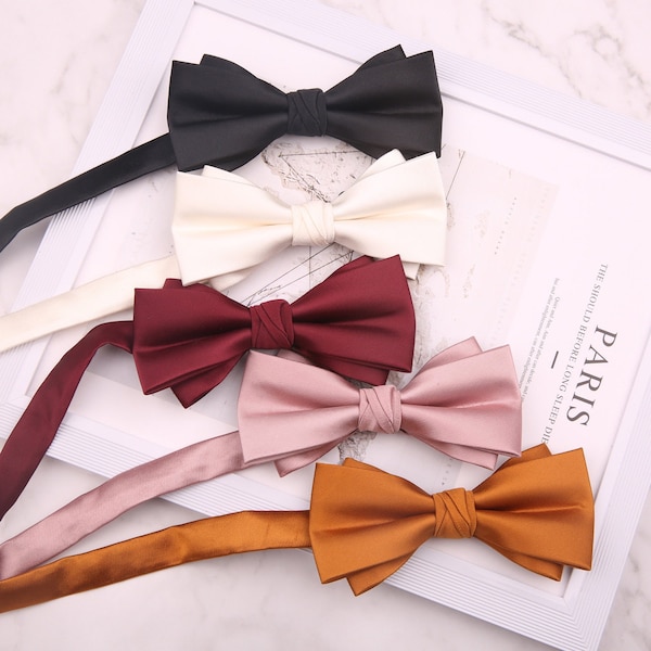 Groomsmen Gift Silk Bowtie for Wedding Design Wedding groomsmen bowite High Quality, Wedding accessories