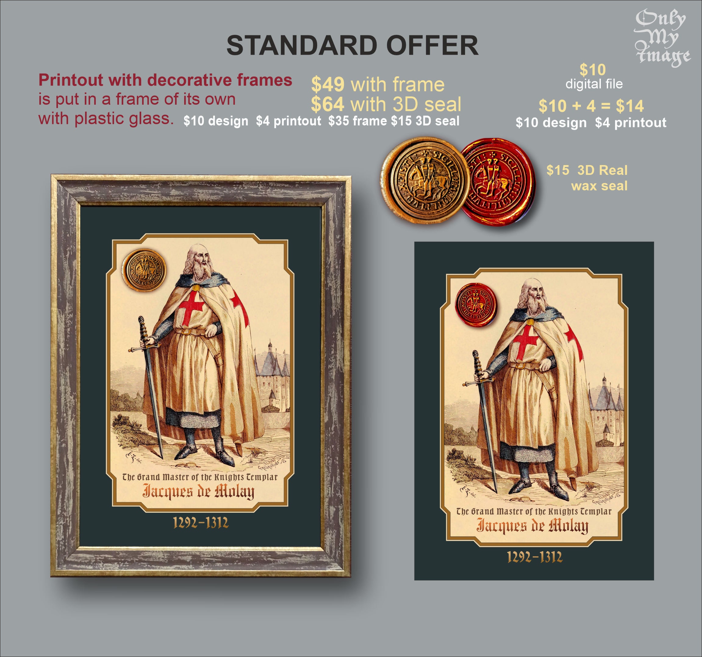 Jacques De Molay - Grand Master of the Order of the Templars