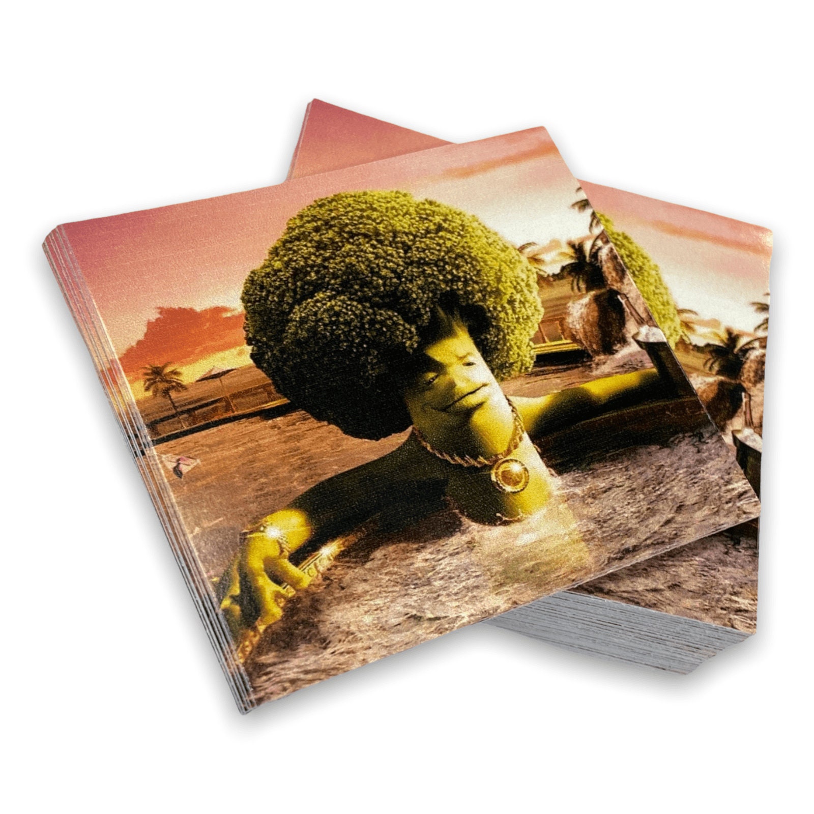 Gangster Broccoli in the Hot Tub Sticker Pack 3 Stickers Etsy