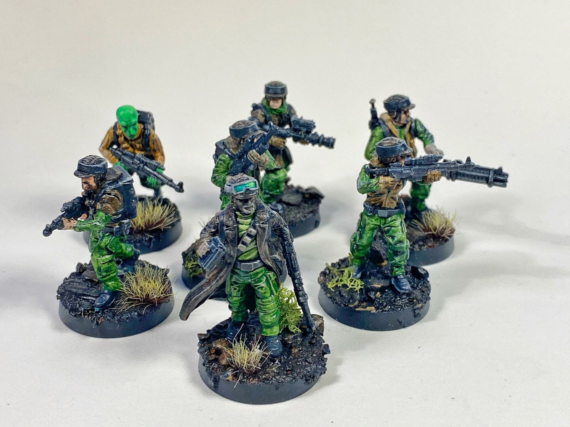 Commission painted Rebel Troopers Star Wars Legion Etsy