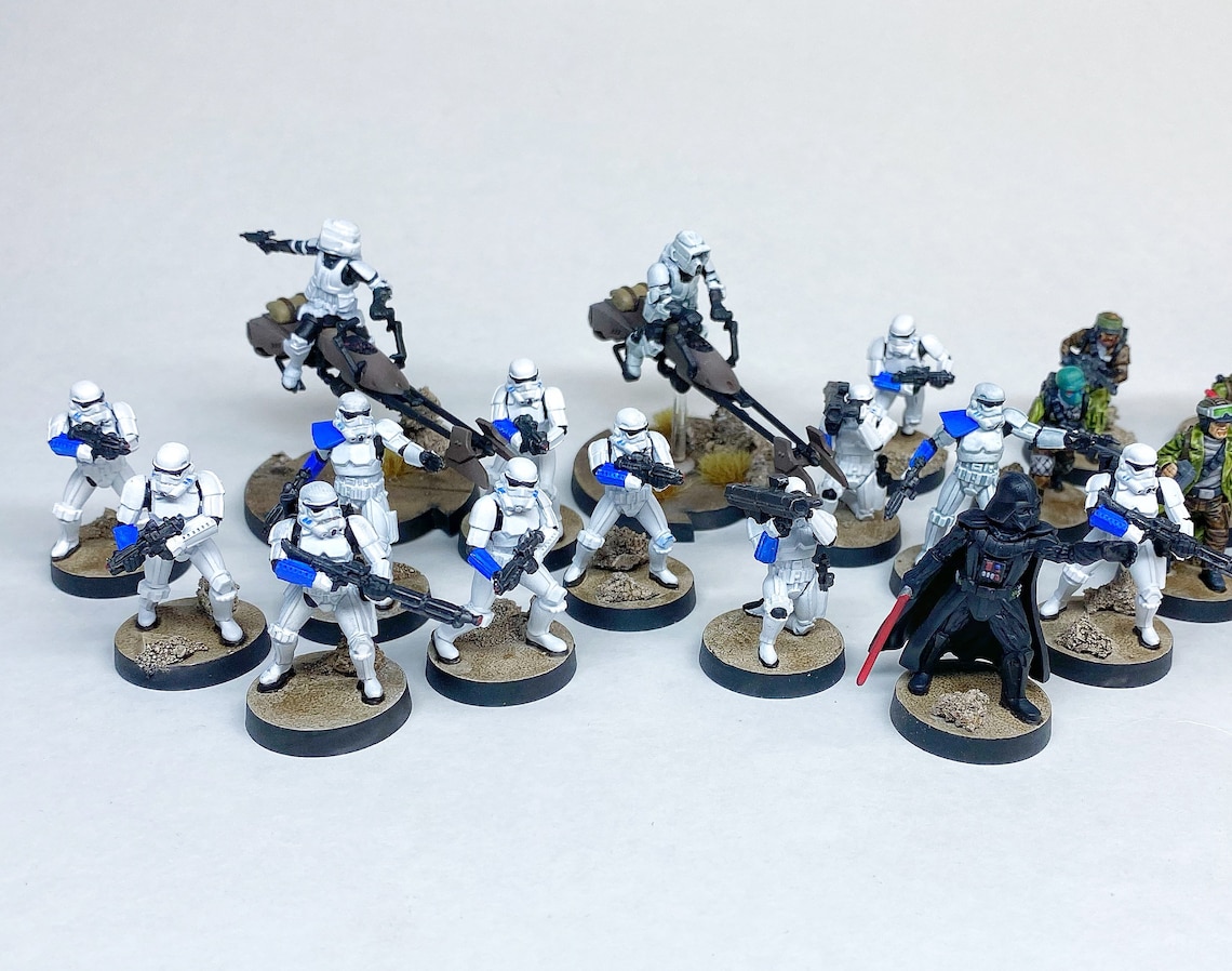 Commission Painted Star Wars Legion Core Set Etsy
