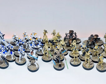 Commission FULLY PAINTED - Clone Wars Core Set