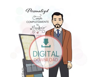 Personalized. 2 Tim 4:5. English and Spanish. Digital download. JW Pioneers. JW Precursores. JW Inspirational. jw friends. jw amigos.