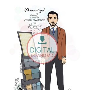 Precursor. Arte Personalizada. 2 Tim 4:5. Cumple Completamente tu Ministerio. Dibujo Digital.