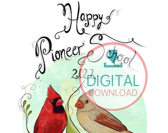 Personalized. Cardinals. Digital download. JW Pioneers. JW Precursores. JW Inspirational. jw friends. jw amigos.
