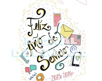 Personalized. Feliz Año de Servicio. Digital Print. Digital Download. JW Pioneers. JW Precursores. JW Inspirational. jw friends.