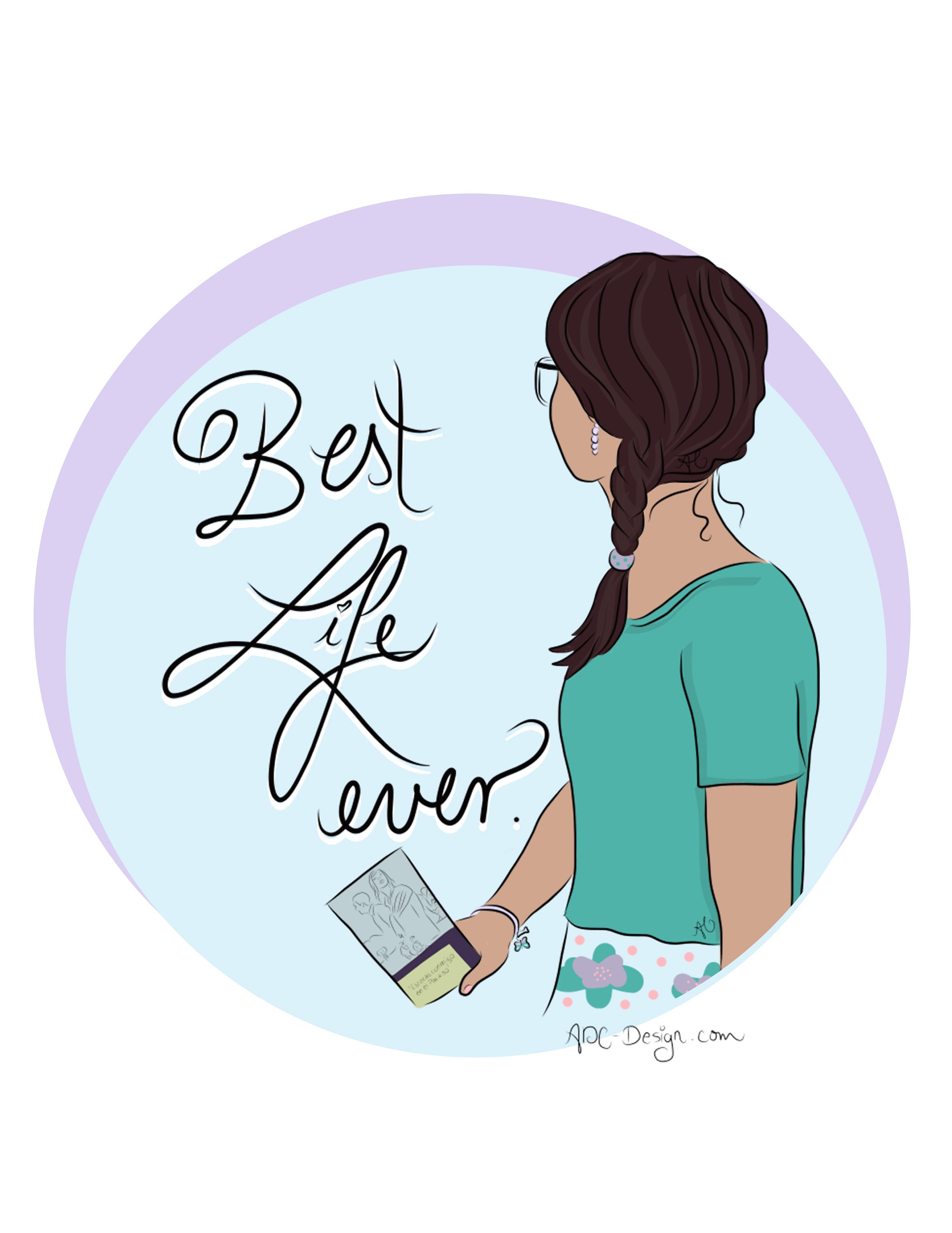 JW Inspirational. Best Life Ever. Wallpaper for Tablet or Etsy UK