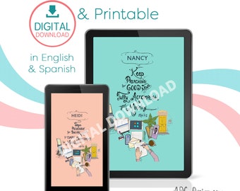 Personalized. Pioneer. Precursor. 2 Tim 4:5. Digital Print and Download. 5 Files. JW Pioneers. JW Precursores. JW Inspirational. jw friends.