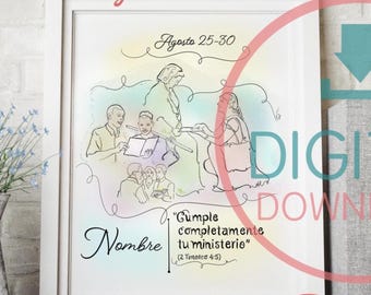Personalized. Precursor. Pioneer. 2 Tim 4:5. Digital Download. JW Pioneers. JW Precursores. JW Inspirational. jw friends. jw amigos.