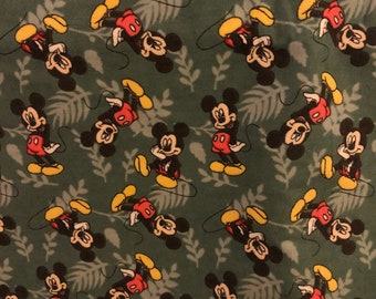 Mickey Mouse Flannel Crib Toddler Sheet