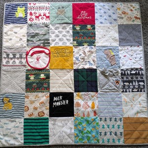 Baby Clothes Memory Quilt