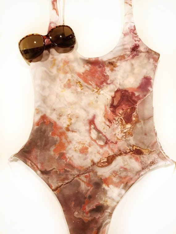 marble bathing suit