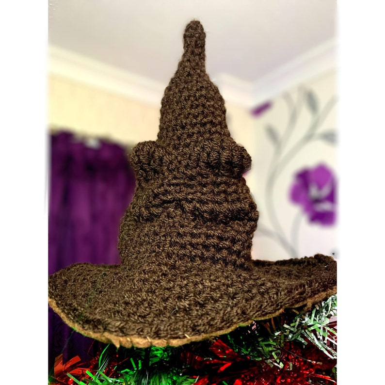 Harry Potter Crochet 'sorting Hat' Christmas Tree Etsy UK