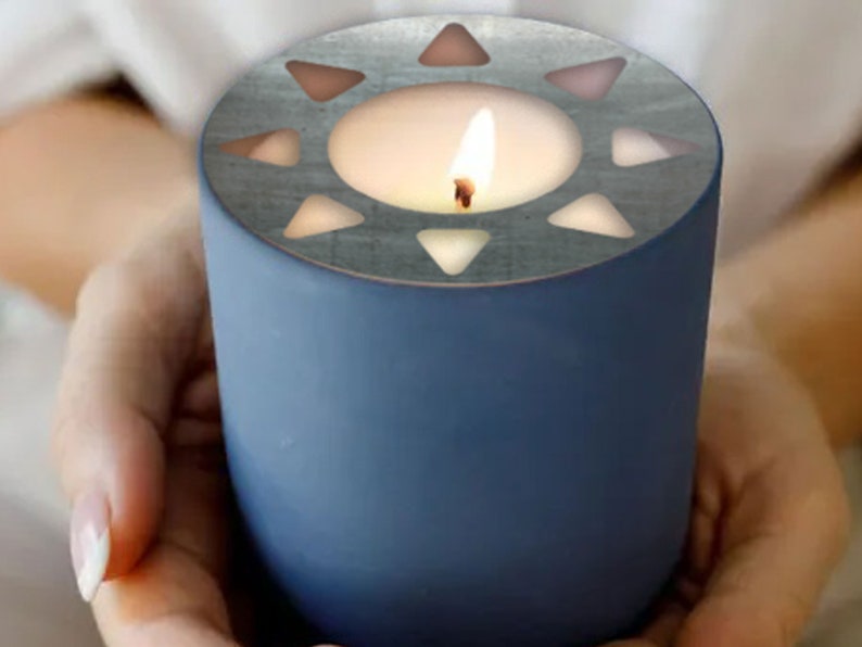 4 Metal Candle Topper for Yankee Candles Burns Wax Etsy