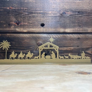 Christmas NATIVITY SCENE made from metal Ideal Christmas Gifts