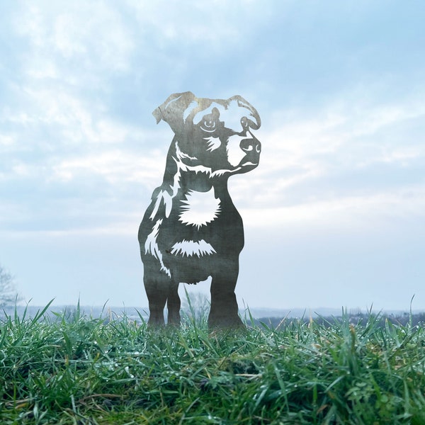 Jack Russell Terrier metalen hondenras tuindecoratie met spike, Jack Russell Terrier cadeau, Jack Russell Mum, perfect cadeau voor hondenliefhebber