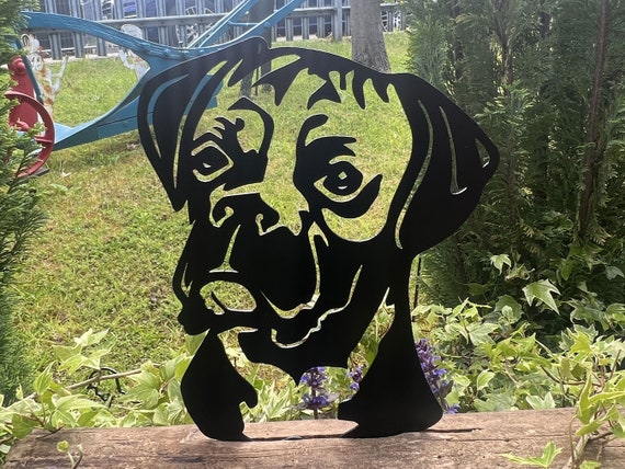 Metal dog wall art cheap