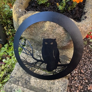 Halloween Owl – Metal Wall Art