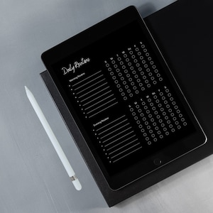 Daily Routine l Morning Routine l Routine Printable l Routine Tracker l Daily Habit Tracker l Skincare Routine