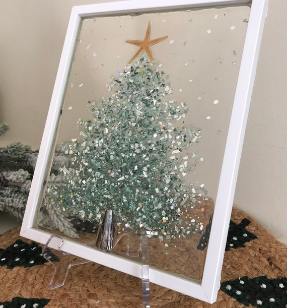 11/14: Crushed Glass Resin Christmas Angel (single or double frame) —  Welcome